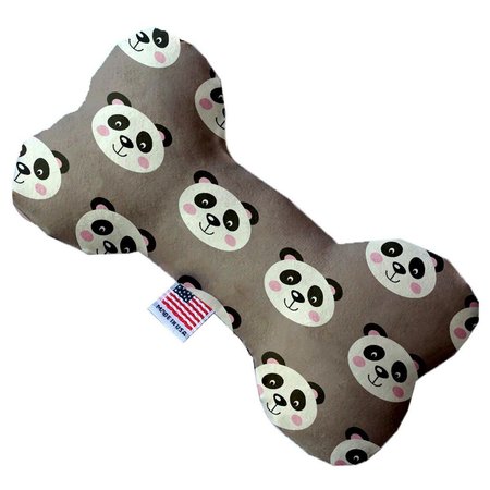 MIRAGE PET PRODUCTS 8 in. Grey Pandas Bone Dog Toy 1175-TYBN8